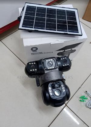 Wireless Solar Powered Security Camera With Dual Lens