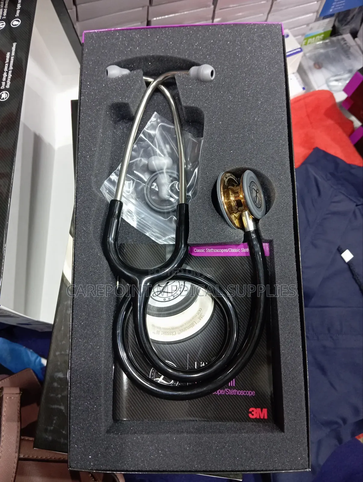 Original Littmann Classic Iii Stethoscope (With Anc)