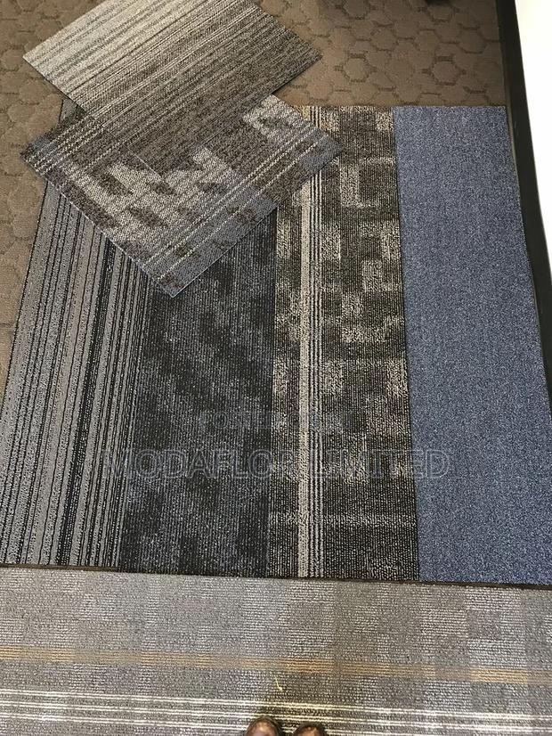 Fast Flooring Makeover With Carpet Tiles Plank - main view