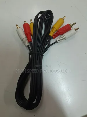 3pin Rca to 3pin Rca Cable Male 1.5m