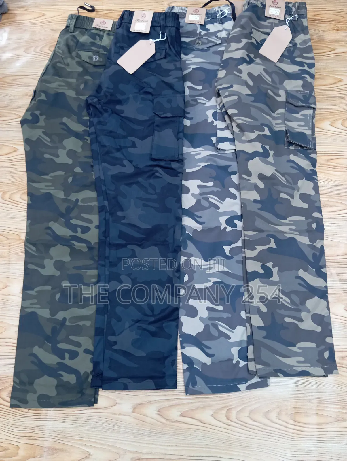 Quality Unisex Camouflage Khaki Combat Cargo Pants Trousers