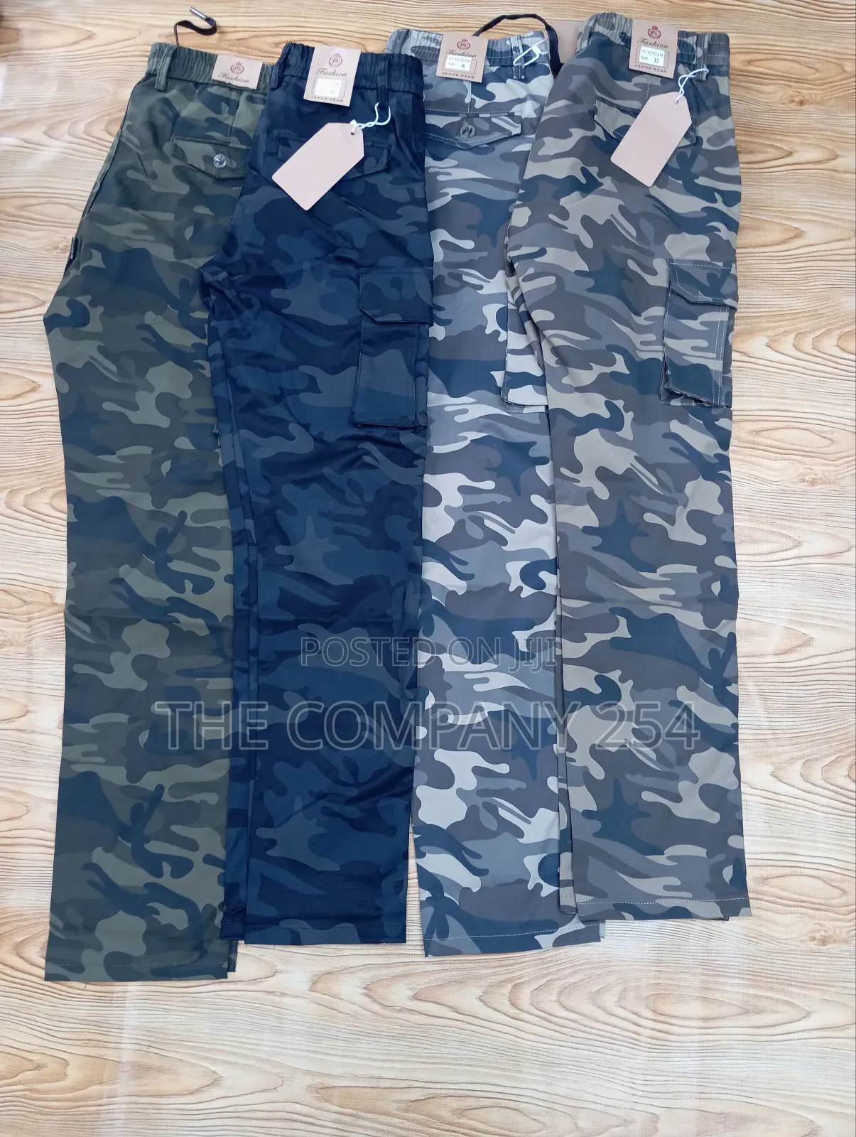 Quality Unisex Camouflage Khaki Combat Cargo Pants Trousers