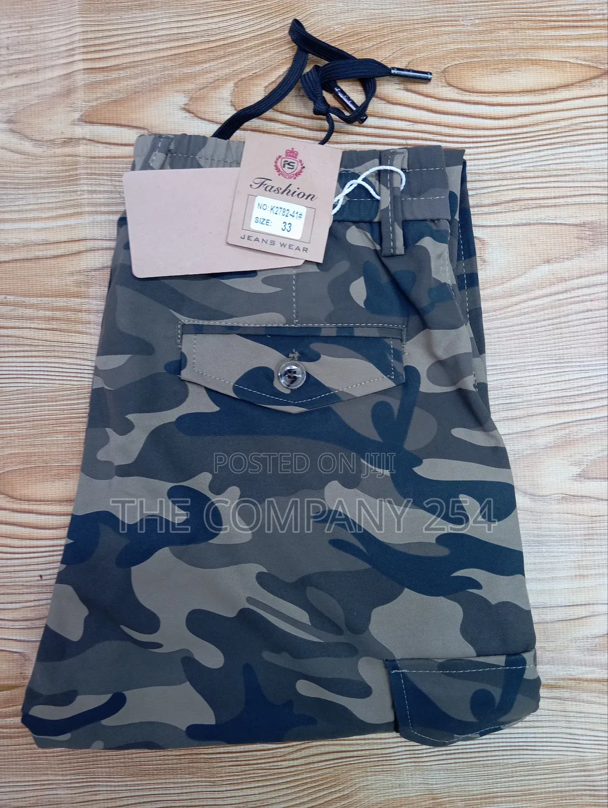 Quality Unisex Camouflage Khaki Combat Cargo Pants Trousers