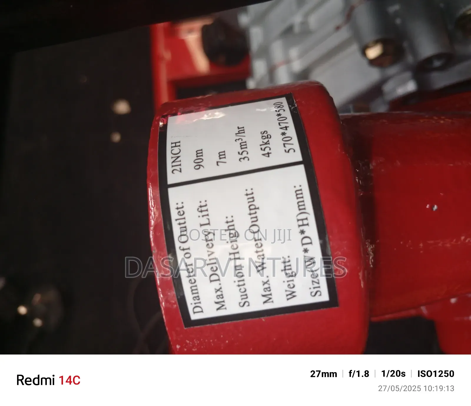 Aico Water Pump 10hp 2"