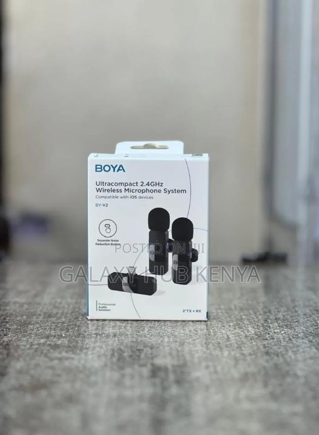 Boya by-V2 Dual Wireless Lavalier Microphone for iPhone, - main view