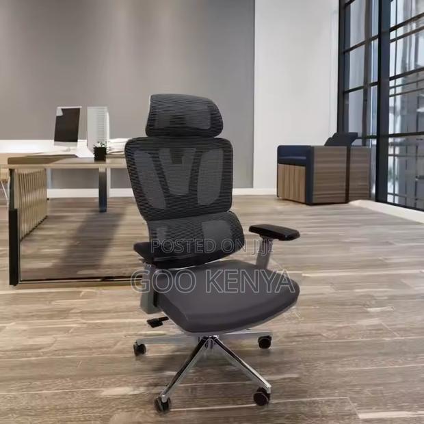 Office Chair ; Ergonomic Height Adjustable Mesh Chair - thumbnail 4