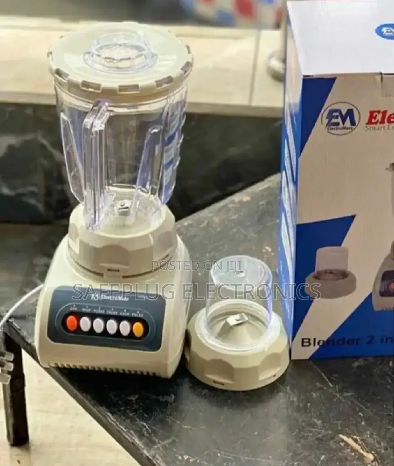 Blender 2 in 1 (Multifunction) Electromate With Grinder