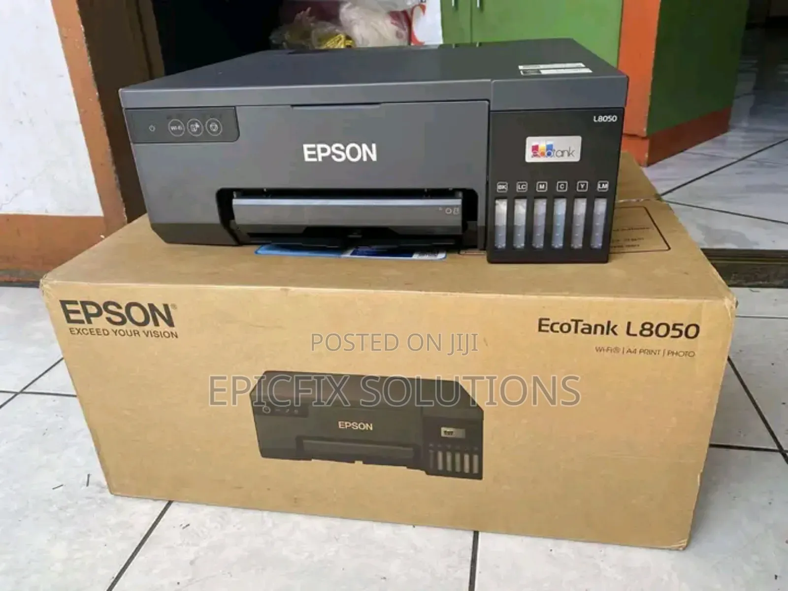 L8050 Six Color and A4 Epson,Pvc Printer Brand New