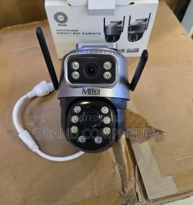 Dual Lens Wifi Dome Wireless Camera With Colred Night Vision