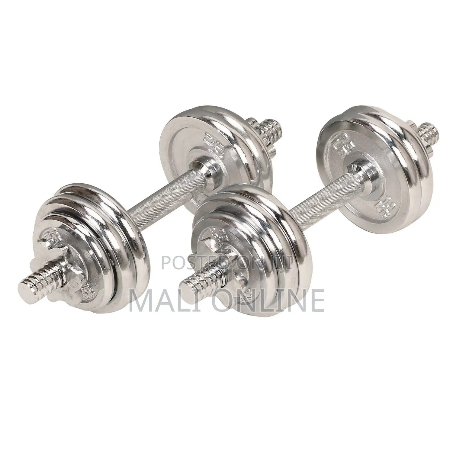 20kgdumbbell Set Weight-Lifting Plate Barbell Chrome Dumbbel