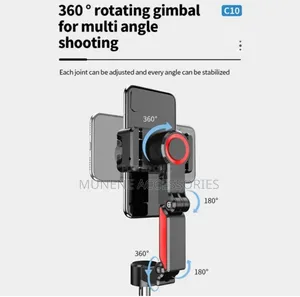 C10 Phone Stabilizer Gimbal Ai Face Tracking Selfie Stick