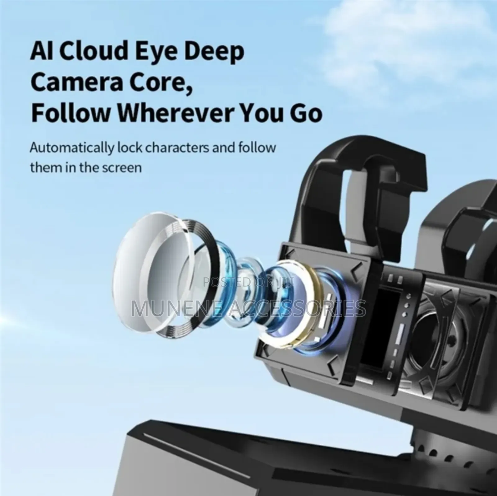 C10 Phone Stabilizer Gimbal Ai Face Tracking Selfie Stick