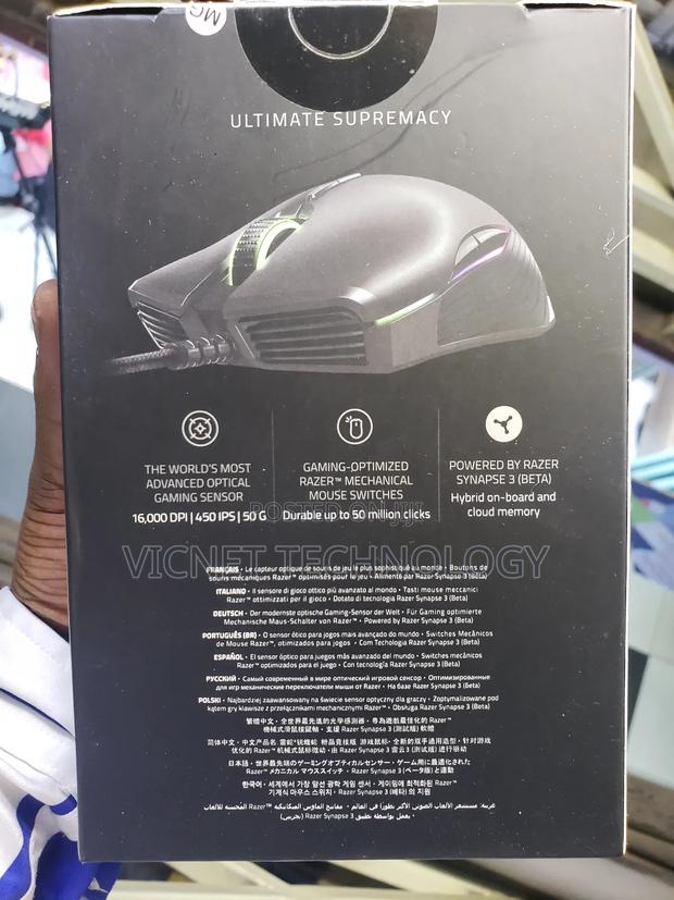 5g Optical Sensor 9 Buttons Razer Gaming Mouse - thumbnail 2