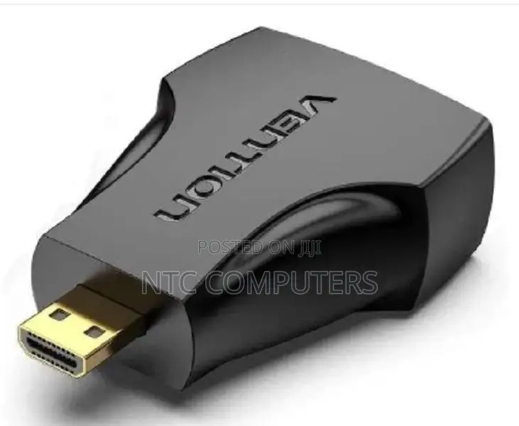 Vention Mini Hdmi Male to Hdmi Female Adapter Black