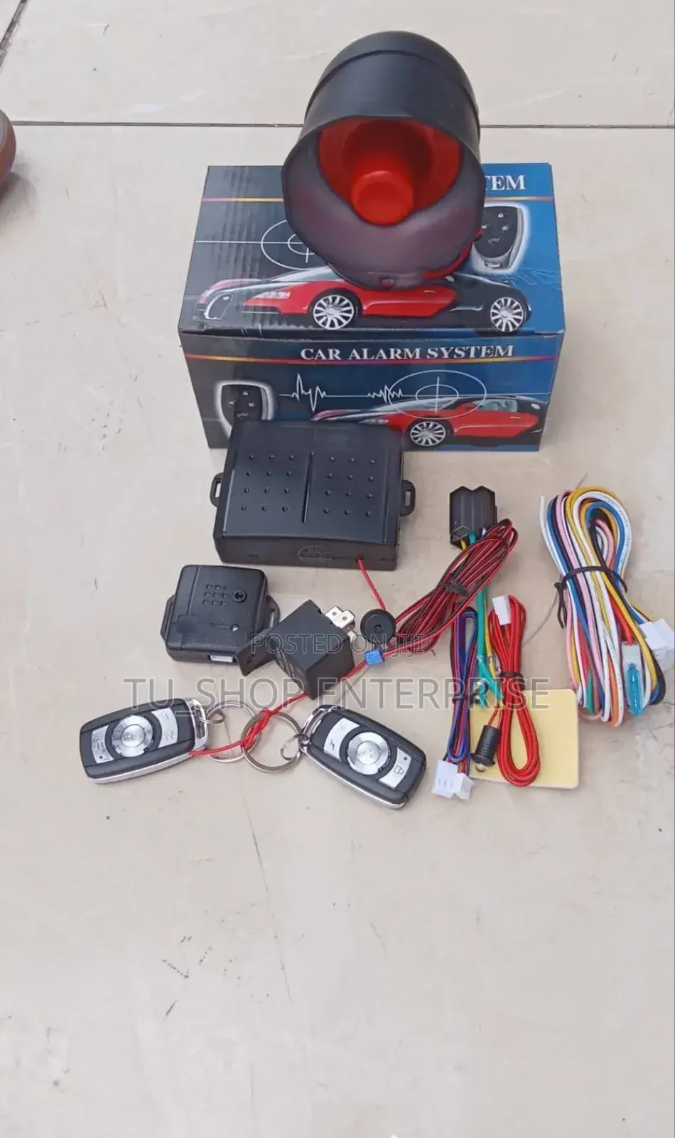 Car Alarm System TSK-102b/T206 With Cut Out