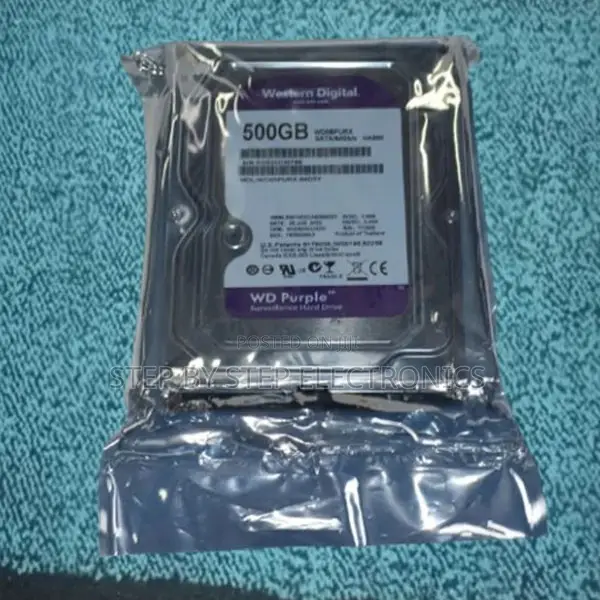 Wd Sata 500gb Wd Purple Surveillance Hard Disk