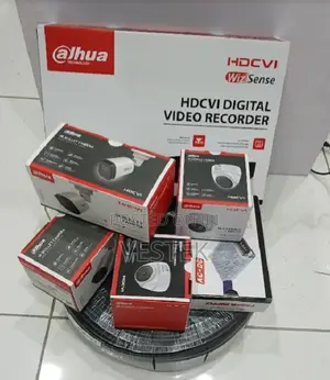 4 CCTV Dome/Bullet Dahua 2mp Security Camera Four Channel