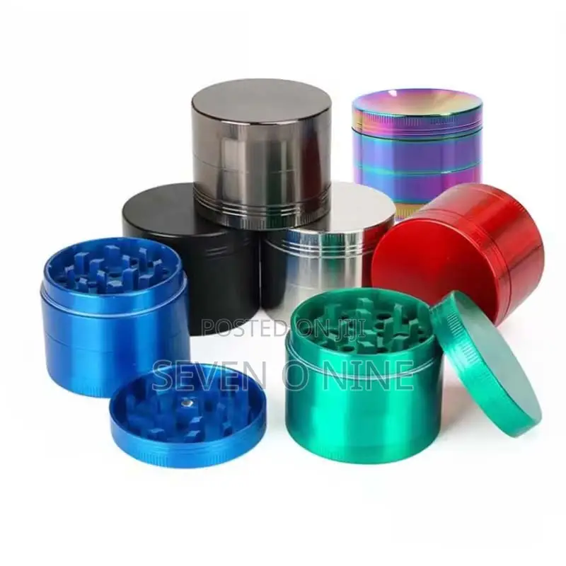4 Metallic Dry Herb Grinder 63mm Diameter