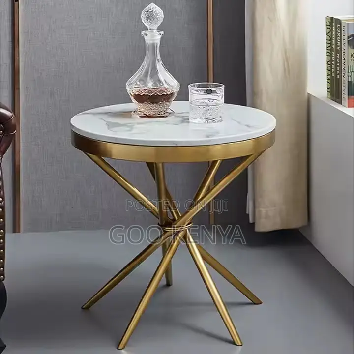 Coffee Table ; Luxury Coffee Metal Round Table
