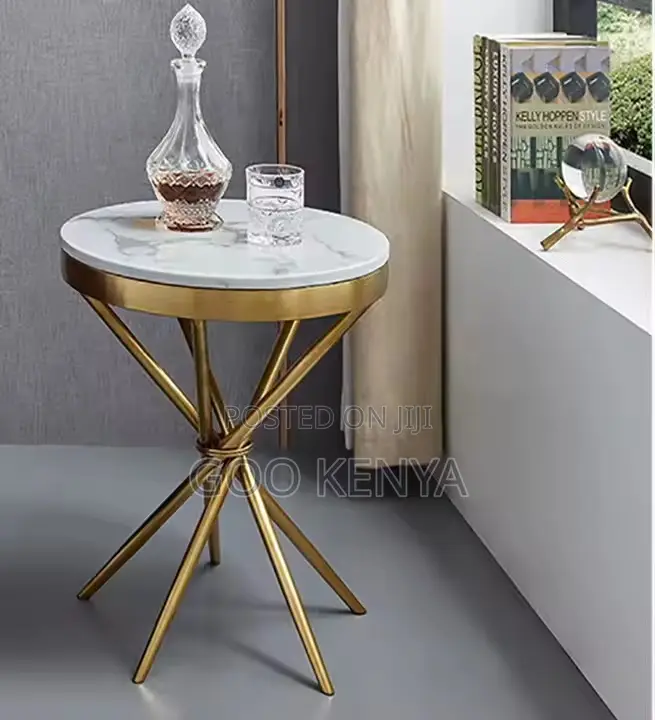 Coffee Table ; Luxury Coffee Metal Round Table