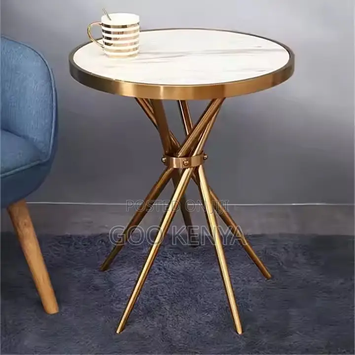 Coffee Table ; Luxury Coffee Metal Round Table