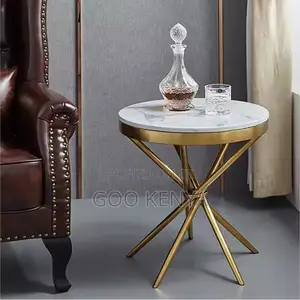 Coffee Table ; Luxury Coffee Metal Round Table