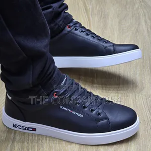 Quality Leather Rubber Sole Tommy Hilfiger Casual Wear Shoes