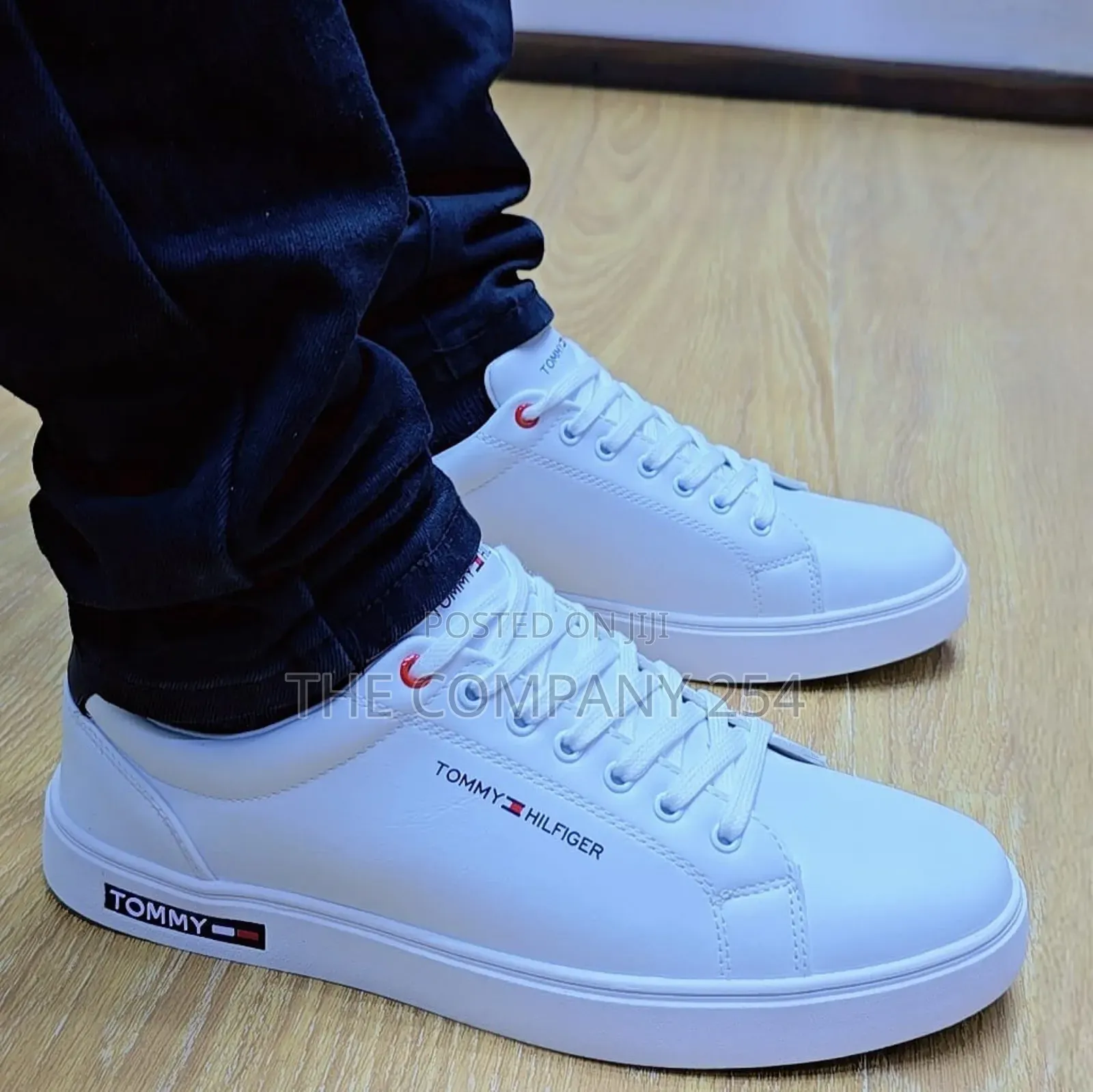 Quality Leather Rubber Sole Tommy Hilfiger Casual Wear Shoes