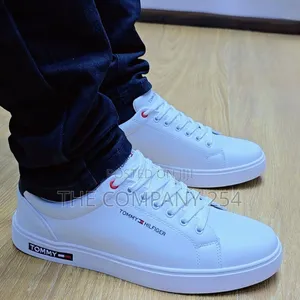 Quality Leather Rubber Sole Tommy Hilfiger Casual Wear Shoes