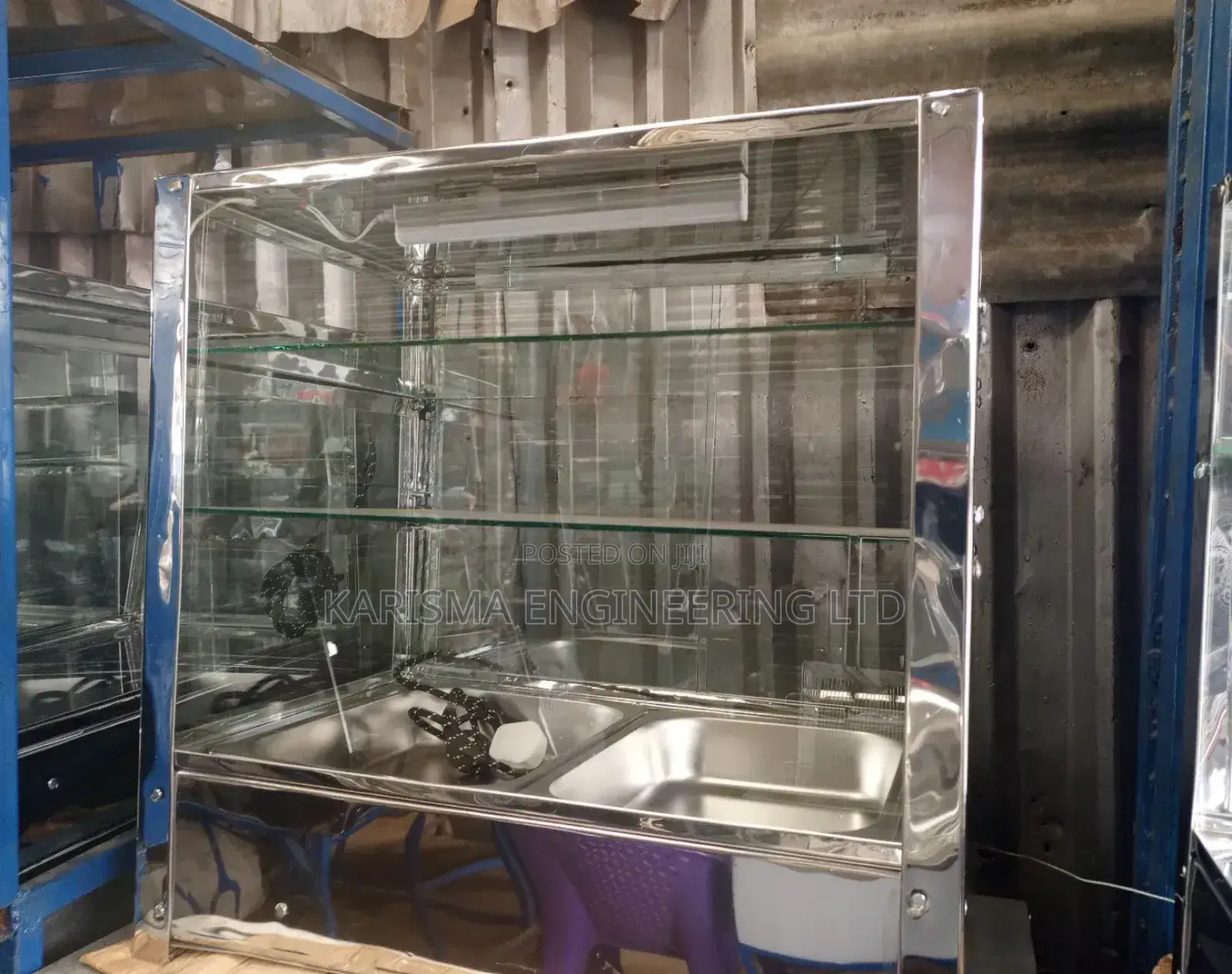 Stainless Steel Display Case