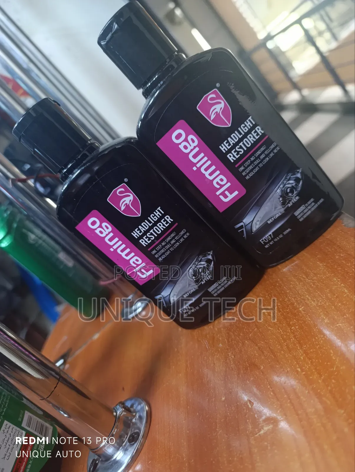 Flamingo Headlight Restorer /Headlight Cleaner