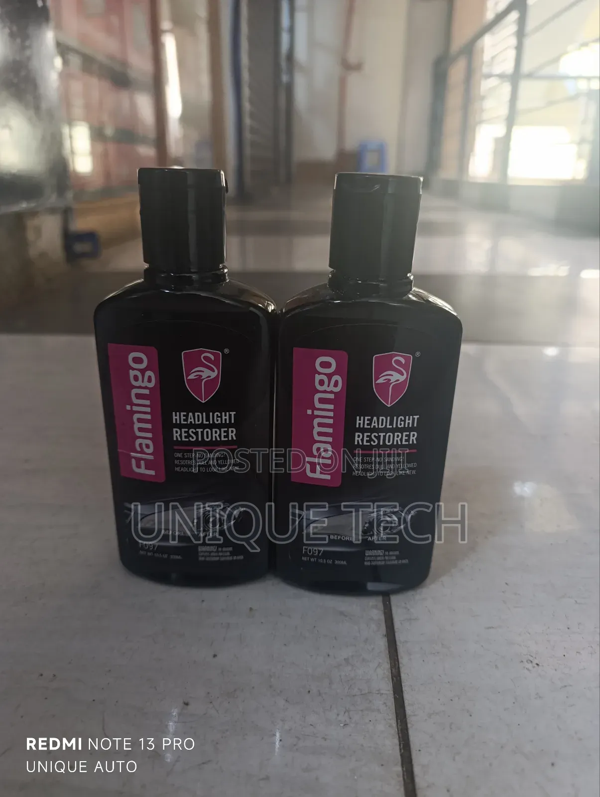 Flamingo Headlight Restorer ,Brings Back the Factory Shine