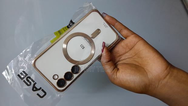 Vonzee Clear Logo Electroplating Case for Samsung Galaxy S23