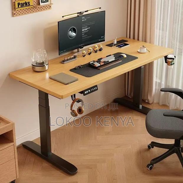 Office Desk: Modern Height Adjustable Office Desk - thumbnail 5
