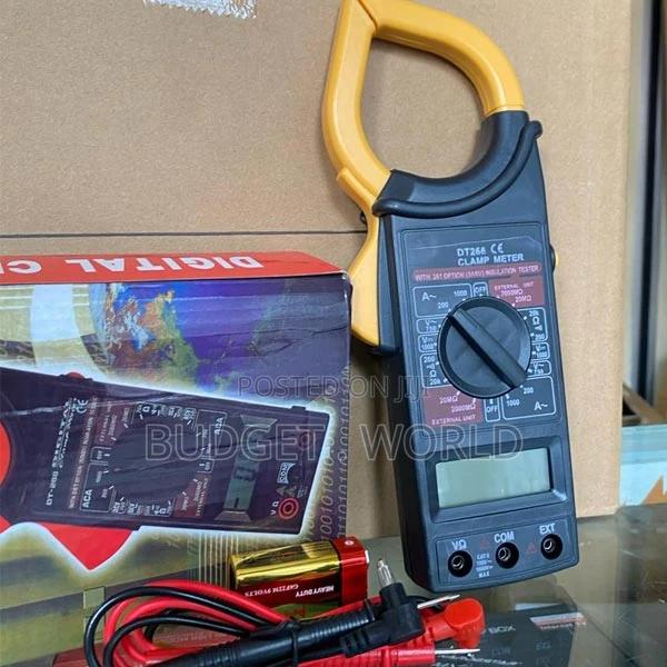 Dt266 Digital Clamp Multimeter Acdc Multimeter Ohmmeter - main view