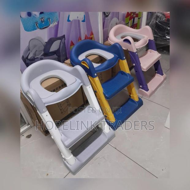 2-in-1 Portable Step Ladder Toilet Training Potty