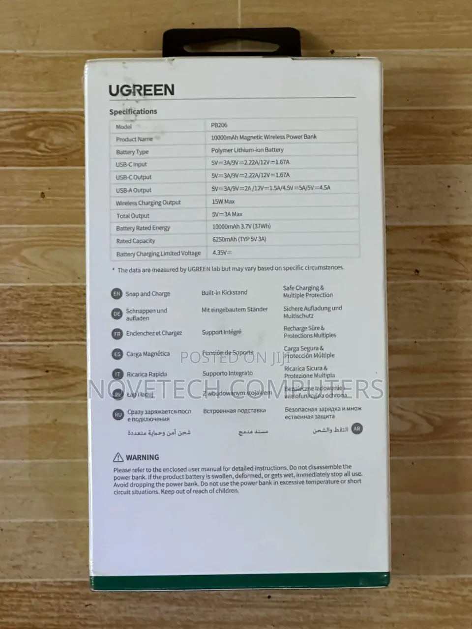 Ugreen Magnetic Power Bank10,000mah Wireless Portablecharger