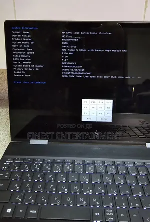 Laptop HP Envy x360 Convertible 15 es2xx 8GB AMD Ryzen 5 SSD 512GB