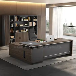 Office Desk:1.8 Meters L-Form Boss Office Luxury Desk