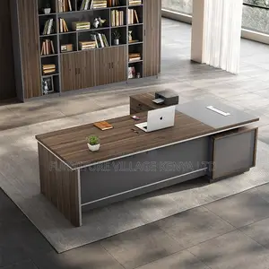 Office Desk:1.8 Meters L-Form Boss Office Luxury Desk