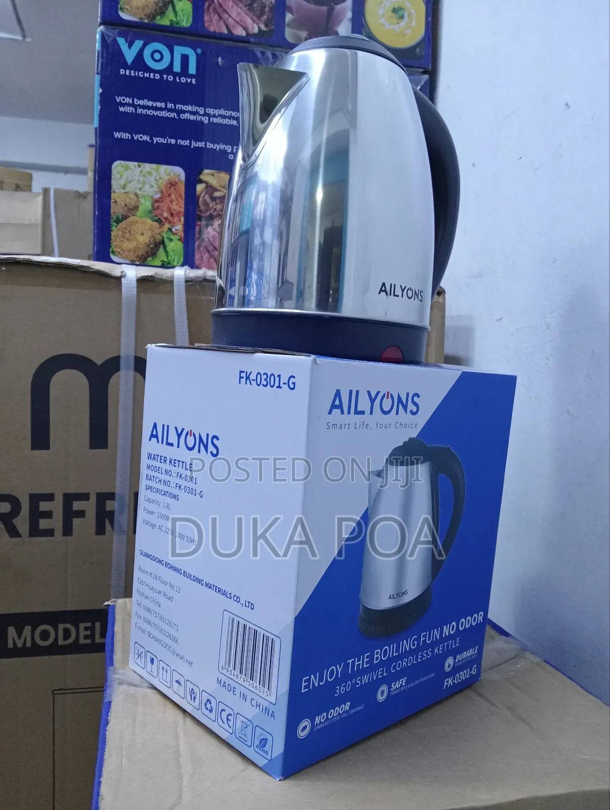 Electric Kettle Ailyons Cordless Electric Kettle 1.8 LTRS