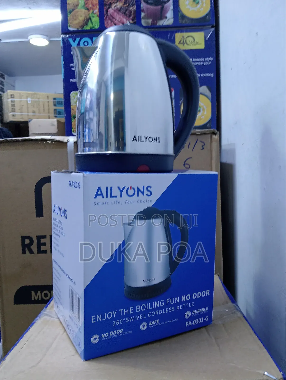 Electric Kettle Ailyons Cordless Electric Kettle 1.8 LTRS