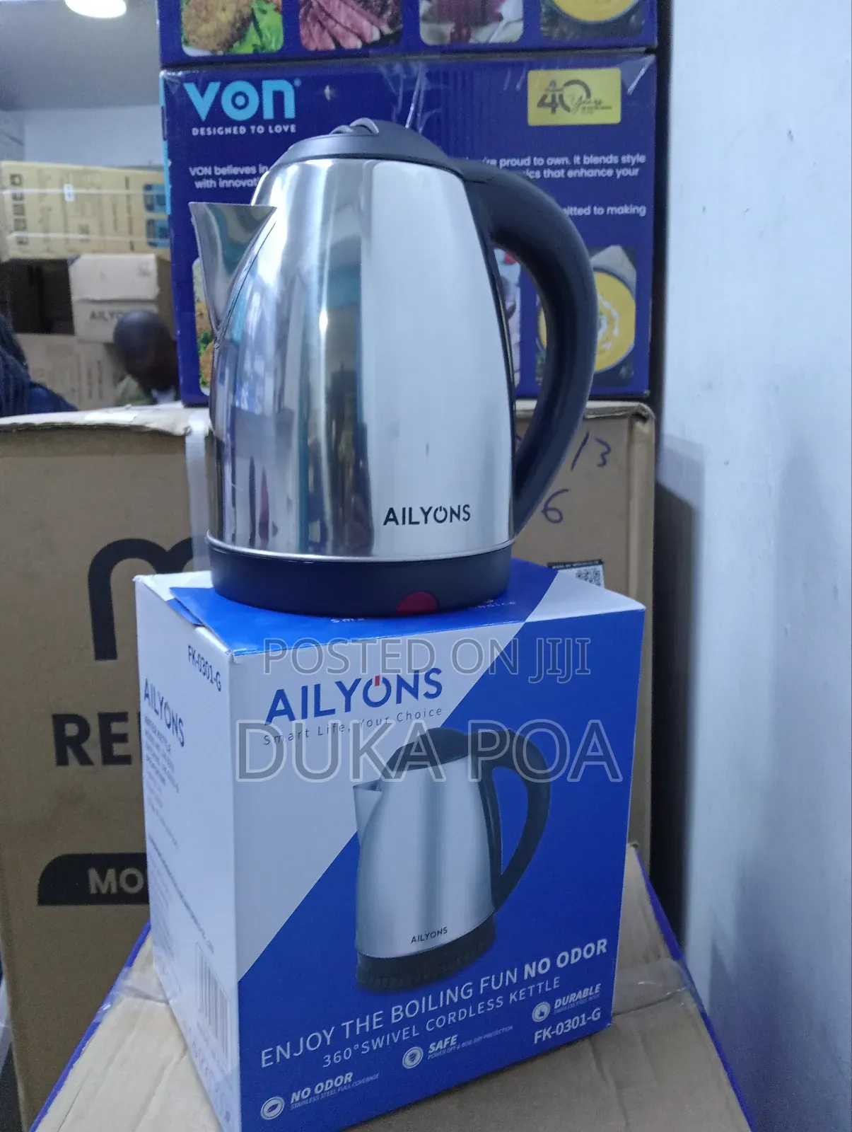 Electric Kettle Ailyons Cordless Electric Kettle 1.8 LTRS