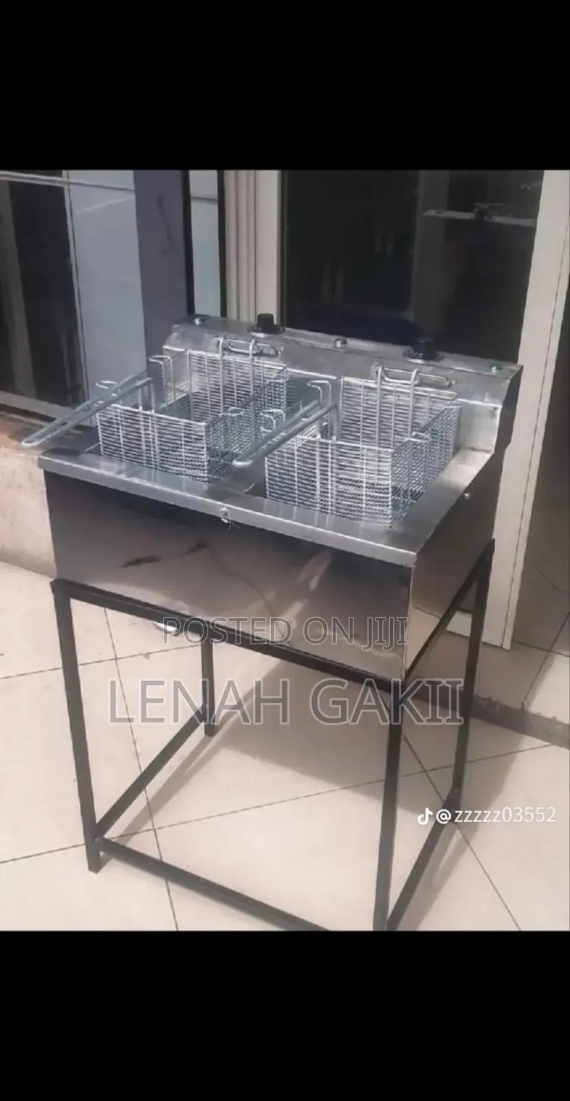 Commercial Double Fryer