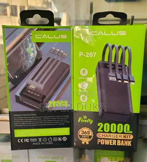 Power Bank
*20000mah
* With Cables