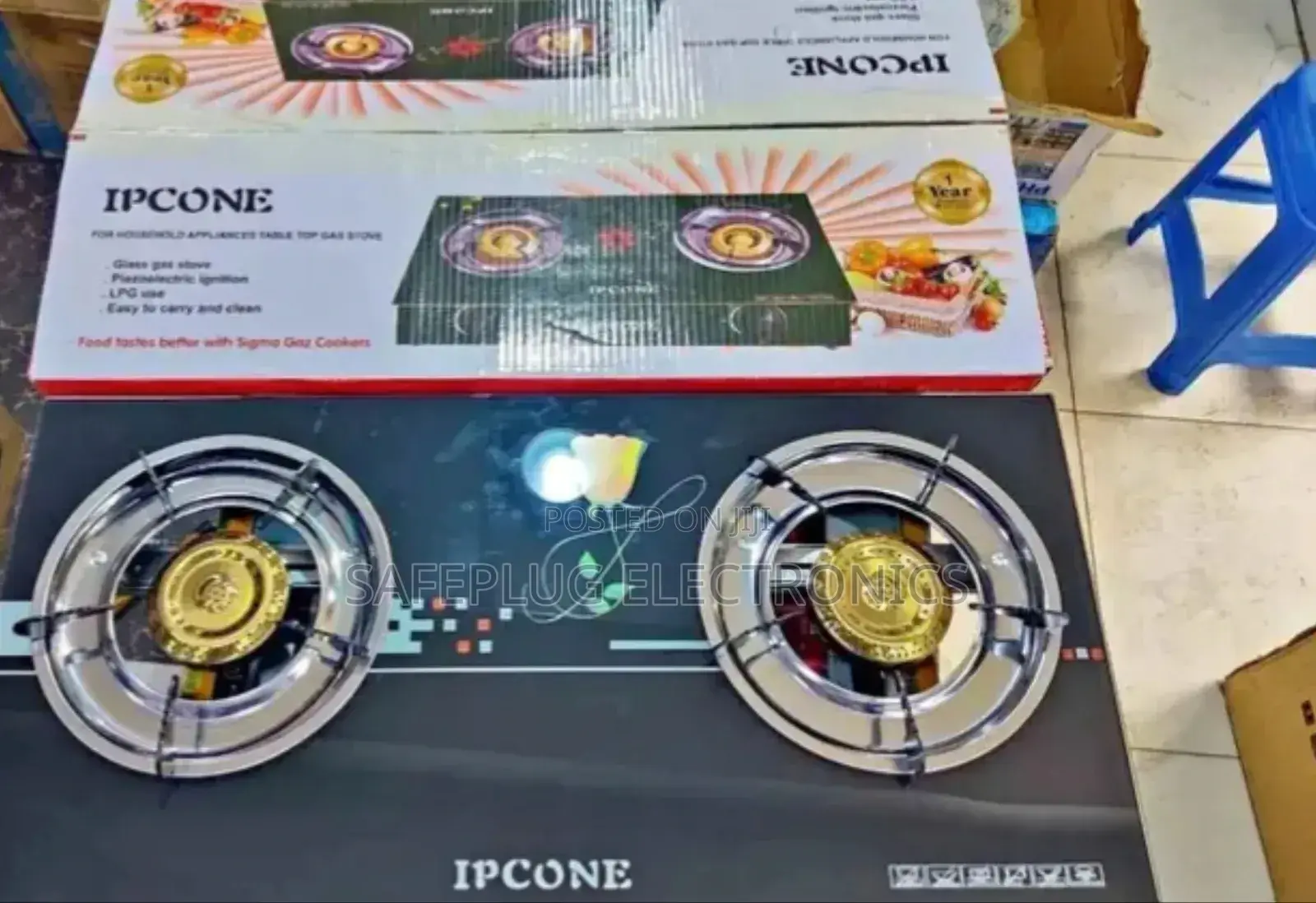 Table Top Cooker (Ipcone) Glass , 2 Burner