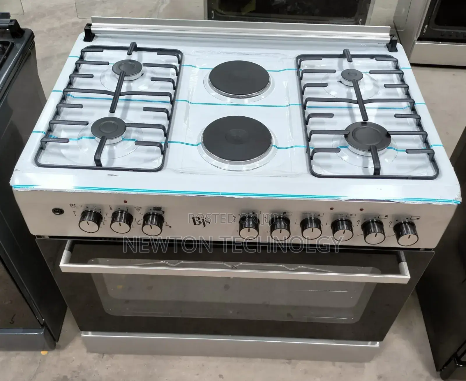 BJS 60x90 4+2 Hot Plate Gas Cooker, W/ Turbo Fan, Oven 90l