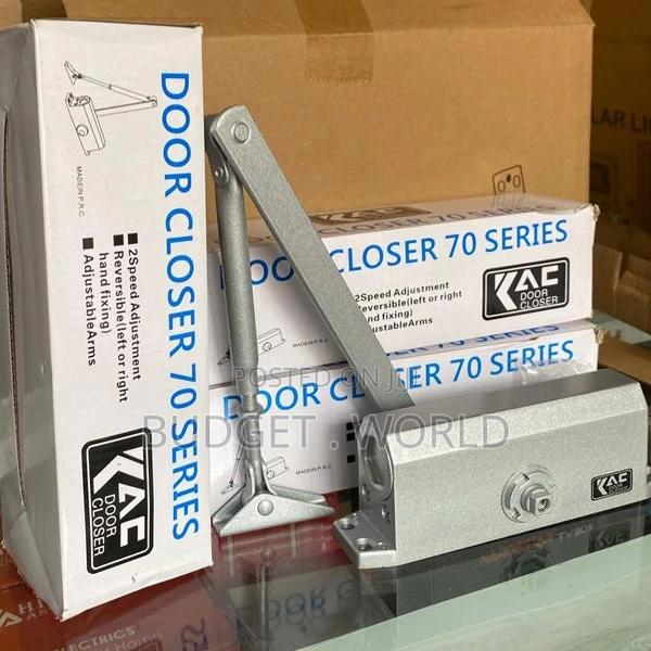 (Silver) - Automatic Door Closer Commercial or Residential - main view