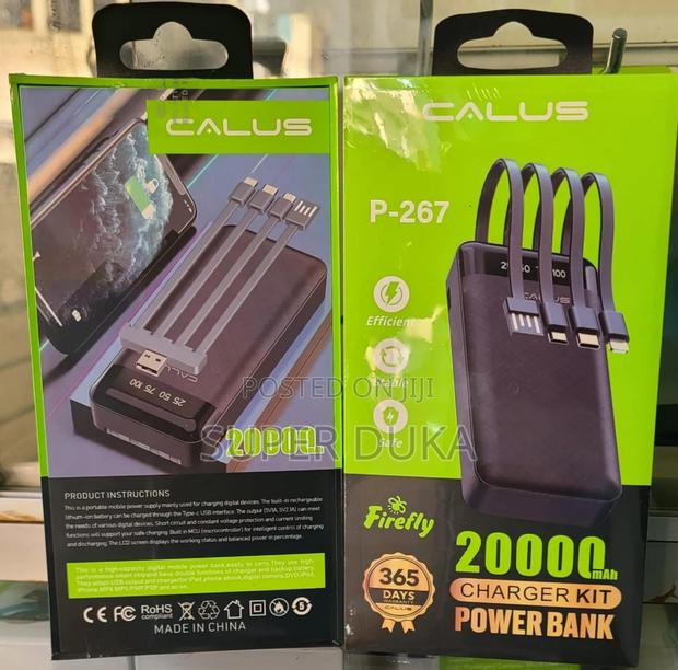 Power Bank*20000mah* With Cables - thumbnail 3