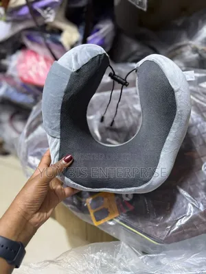 Grey Good Quality Micro Fibre Neck Pillows